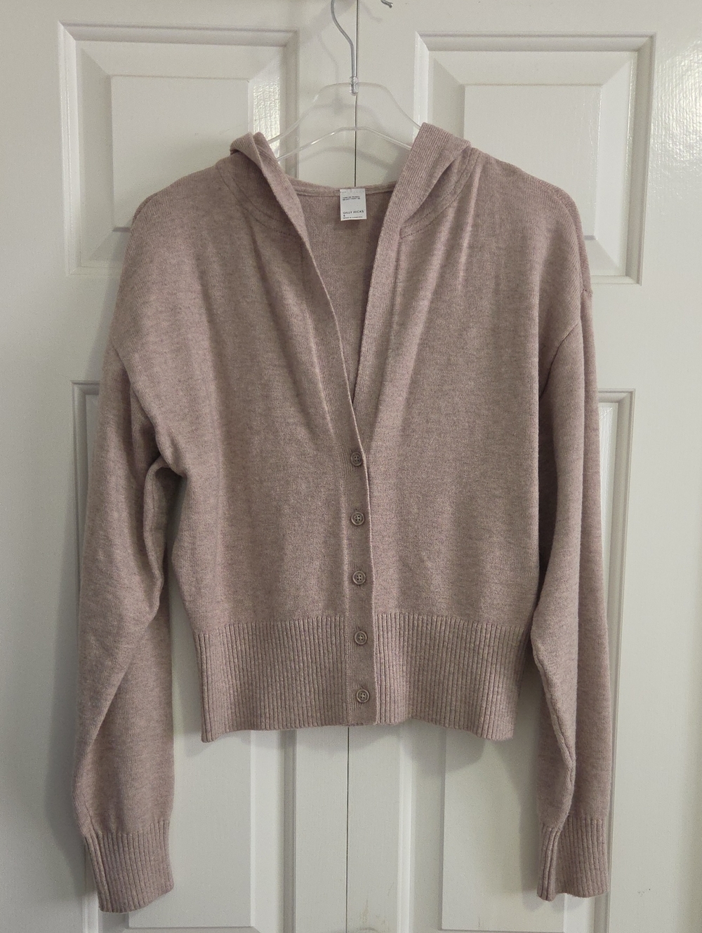 Like New Gilly Hicks Slouchy Hooded Cardigan Small